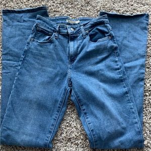 hi rise boot cut levi’s